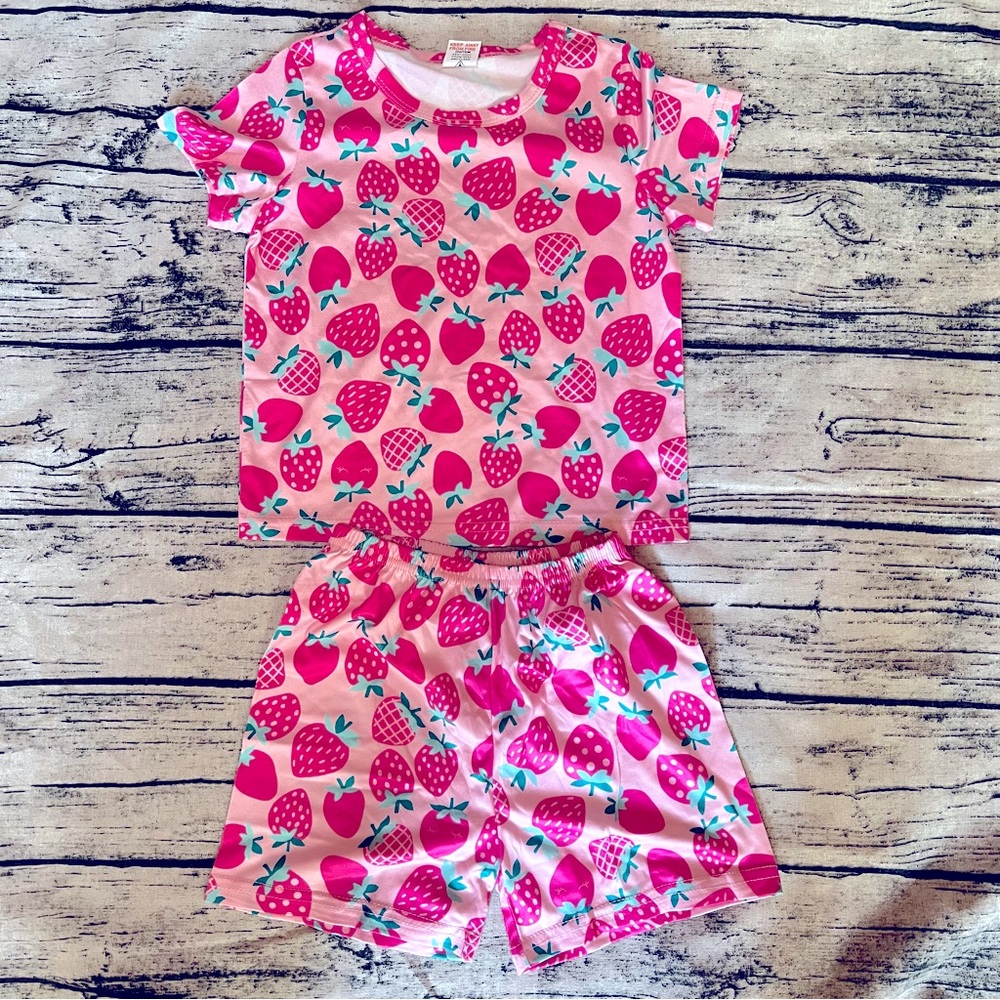 Strawberry Kids Pajama NWOT